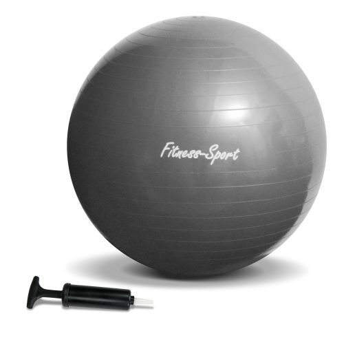 Minge fitness -Fitball – pana in 300 kg,cu pompa, marimea S, 65 cm, silbergrau