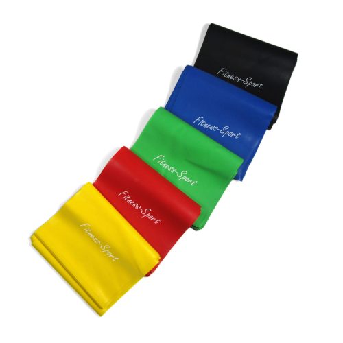 Banda elastica fitness 250cm x 15cm, verschiedene Stärken, Training Stufe leicht bis extrem stark aus Naturkautschuk