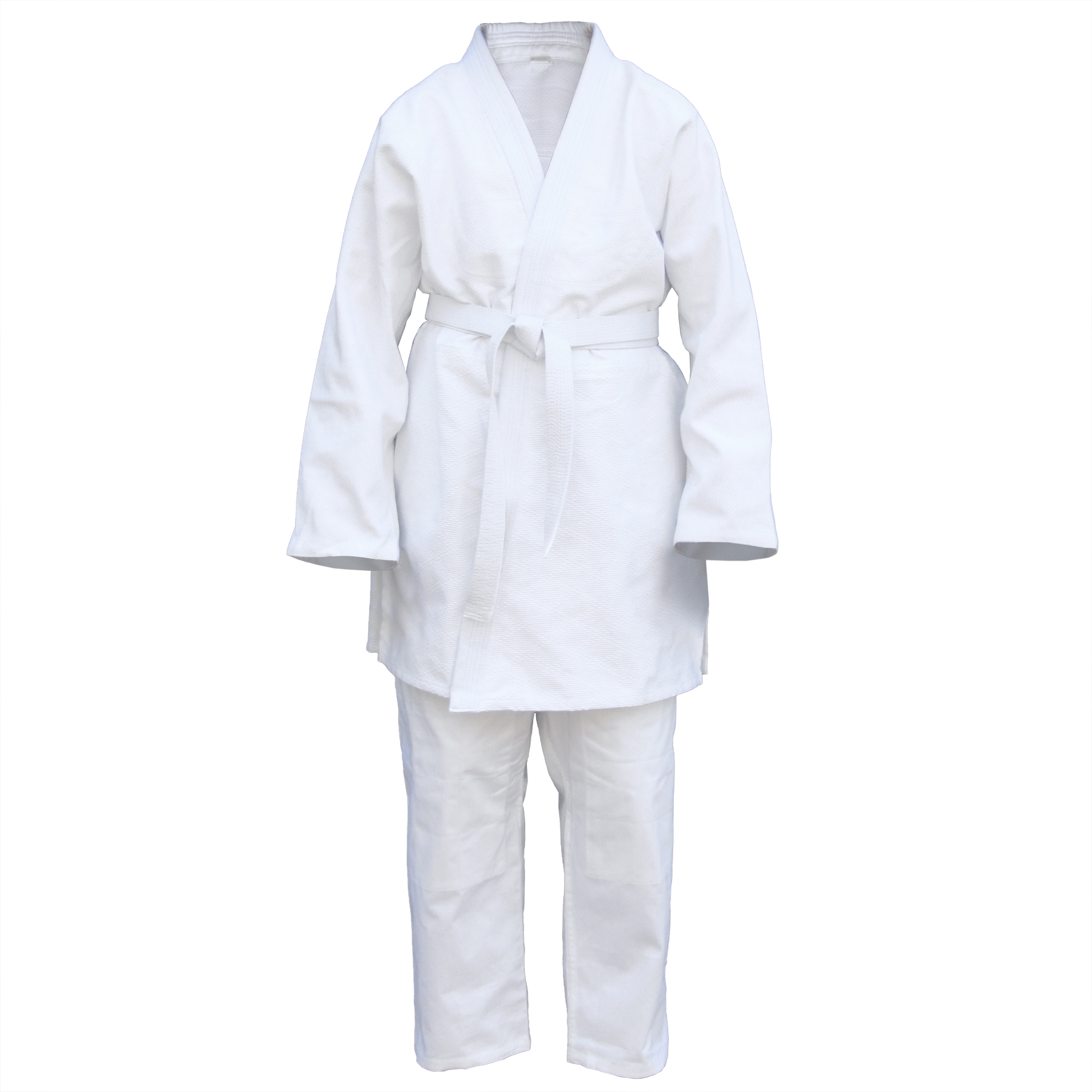 Costum Judo, Costum Aikido, Costum Ju-Jitsu, de la 140 la 190 cm, 100% lana cu centura alba