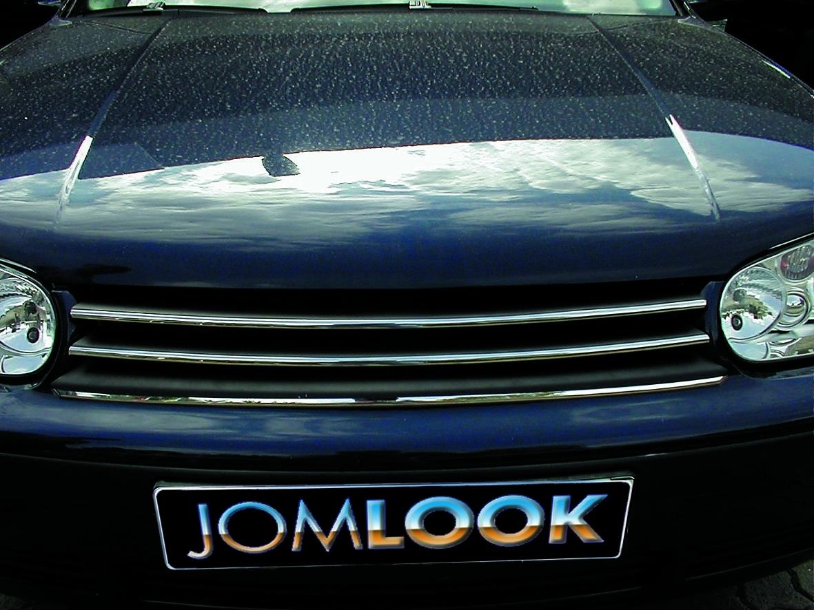 Grila sport JOM-Premium, VWGolf 4, cu dunga crom, fara semn VW (cu TUV) JOM 1J1853653COE