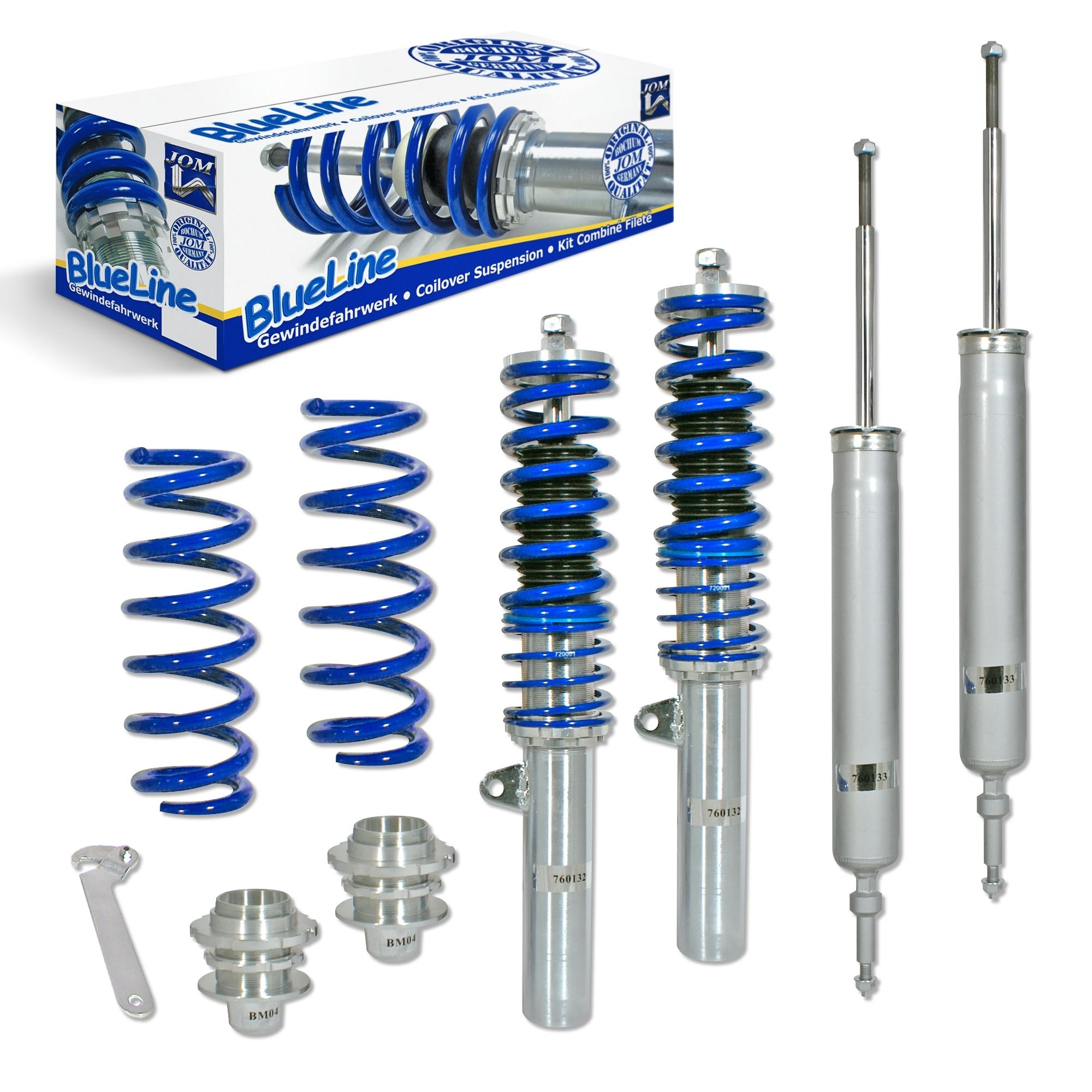 Suspensie sport reglabila JOM BlueLine BMW seria 1 (E87), 04-10, amortizor cu arc /arc cu reglaj