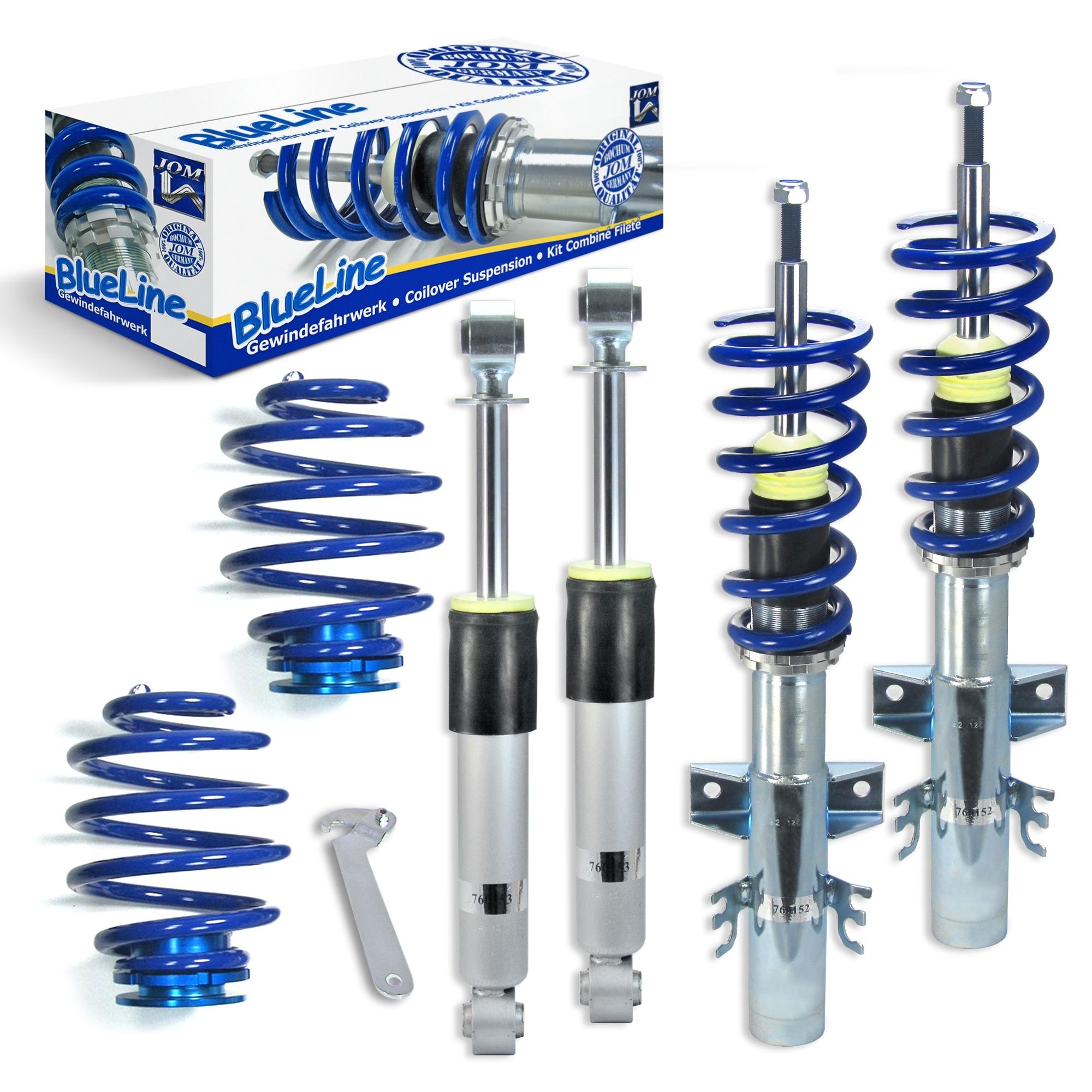 Suspensie sport reglabila JOM BlueLine, VW Multivan / Bus T5 Typ 7H 2.0/ 3.2 V6/ 1.9TDi/ 2.0TDi/ BiTDi/ 2.5TDi/ 4Motion, 03- amortizor cu arc/arc cu reglaj