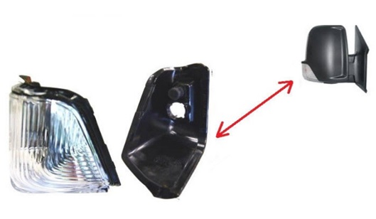 Lampa semnalizare oglinda 60-001R ( dreapta ) compatibila Mercedes, VW